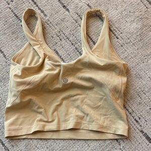 lululemon athletica Tan Crop Top